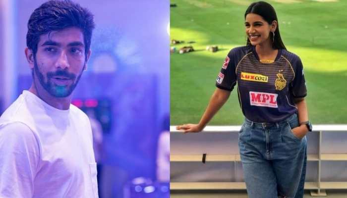 Speculation is rife that Indian paceman Jasprit Bumrah is set to marry TV presenter Sanjana Ganesan this weekend. (Source: Twitter)