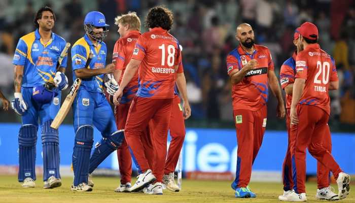 England Legends defeated India Legends by six runs in their Road Safety World Series clash. (Source: Twitter)