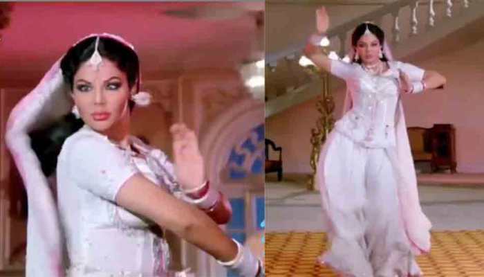 Bigg Boss 14 contestant Rakhi Sawant dons Sridevi&#039;s Naagin avatar, screentest video goes viral