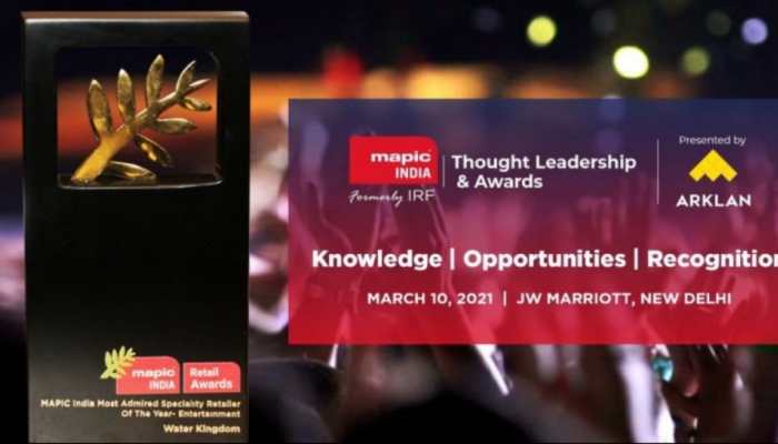 Water Kingdom wins ‘India’s most admired specialty retailer’ award at MAPIC India 