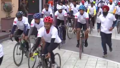 Cycle rally organised in Punjab's Amritsar to celebrate 75 years of India’s Independence
