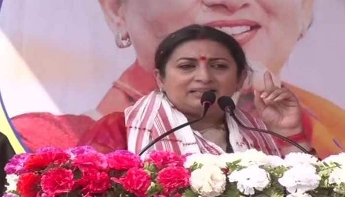 Assam Elections 2021: Smriti Irani calls Congress ‘most corrupt party’, says only BJP works for poor