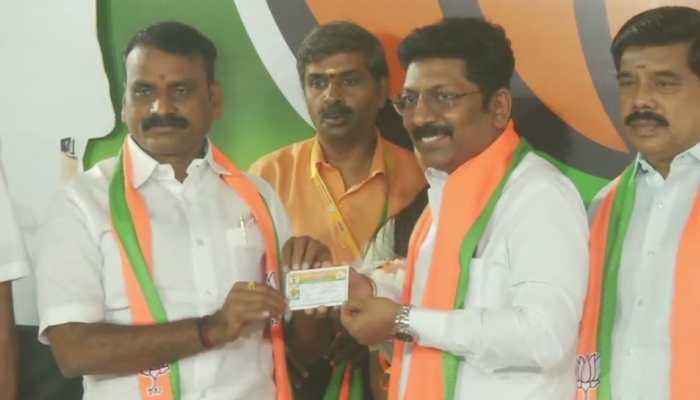 DMK MLA P Saravanan joins BJP in Chennai ahead of Tamil Nadu Assembly polls