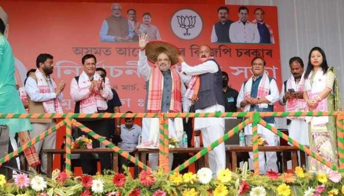 Give us another 5 years we will solve infiltration problem: Amit Shah in Assam ahead of polls