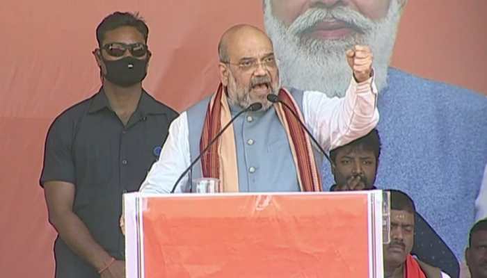 Late because of a helicopter glitch but won&#039;t call it conspiracy: Amit Shah takes jibe at Mamata Banerjee&#039;s TMC