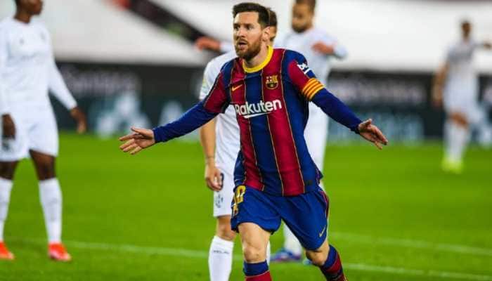 La Liga: Lionel Messi double leads Barcelona to within four points of top spot 