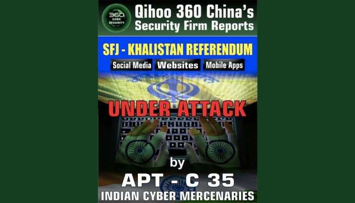 Chinese Security firm releases 'Cyber Terrorism against Sikhs in India' report