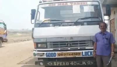 Odisha truck driver fined Rs 1,000 for not wearing a helmet!