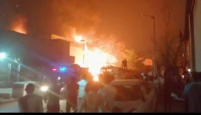 Fire at plastic factory in Ahmedabad, 46 fire tenders pressed into service