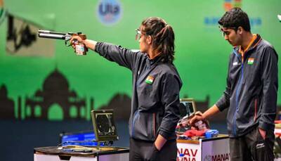Dominant India win both men's and women's 10m air pistol team gold medals