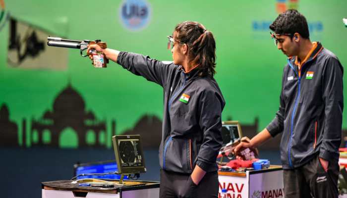 Dominant India win both men's and women's 10m air pistol team gold medals