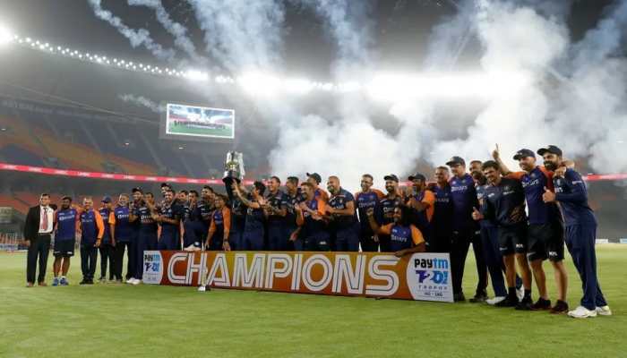 India win T20I series against England