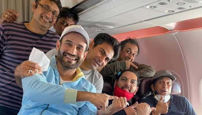 Road Safety World Series: India Legends celebrate with ‘leader’ Sachin Tendulkar on way home