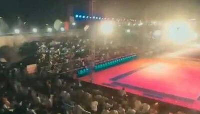 WATCH: Spectator gallery collapses at Kabaddi championship leaves several injured in Telangana