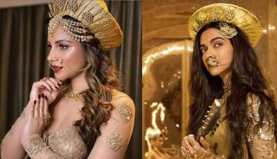 TV actress Shama Sikander gets into Deepika Padukone's Mastani look, video hits viral button - Watch 