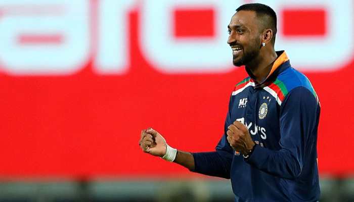 India all-rounder Krunal Pandya turned 30 on Tuesday (March 23), a day after making his debut against England in Pune. (Photo: ANI)