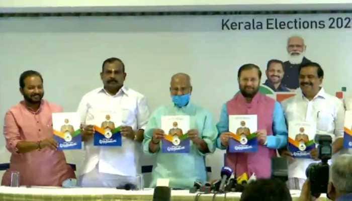 Love Jihad, Sabarimala, Jobs feature in BJP manifesto for Kerala assembly polls