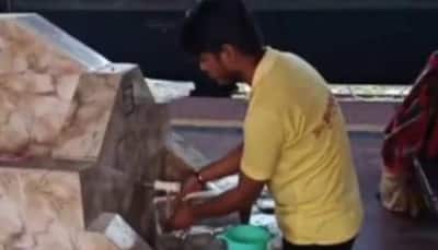 Beware! Vendor serves food in used disposable plates at railways station, video goes viral