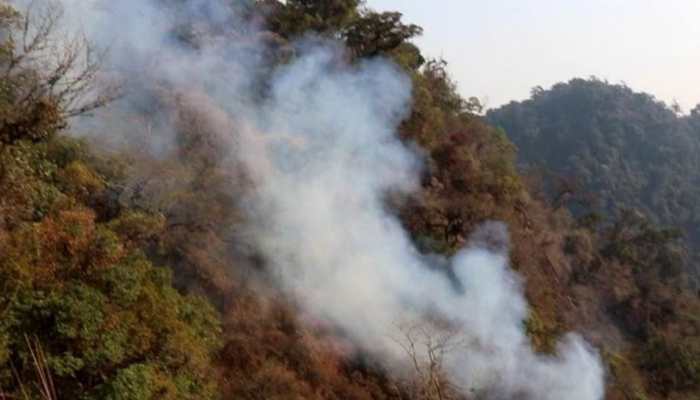 Manipur government seeks help from Centre for dousing fire at Shirui peak
