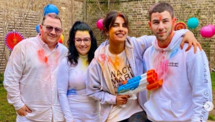Priyanka Chopra celebrates her ‘favourite festival’ Holi with hubby Nick Jonas and fam jam