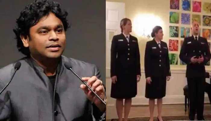 Shah Rukh Khan&#039;s Swades song sung by US Navy personnel goes viral, AR Rahman reacts