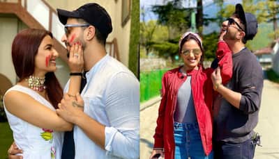 Bigg Boss 14 fame Aly Goni and Jasmin Bhasin can’t get enough of each other this Holi