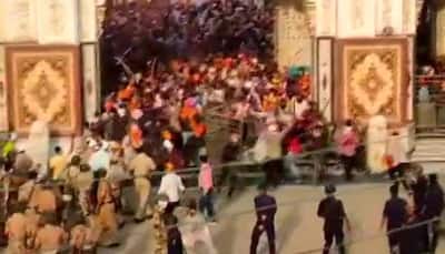 Rampage at gurudwara in Maharashtra, sword-wielding mob attacks cops
