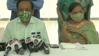 Union Health Minister Harsh Vardhan, wife take second dose of COVID-19 vaccine