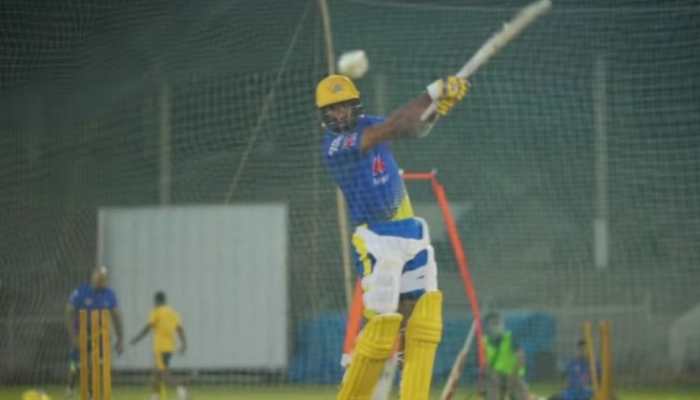 IPL 2021: CSK’s Cheteshwar Pujara smashes sixes after changing stance, watch video