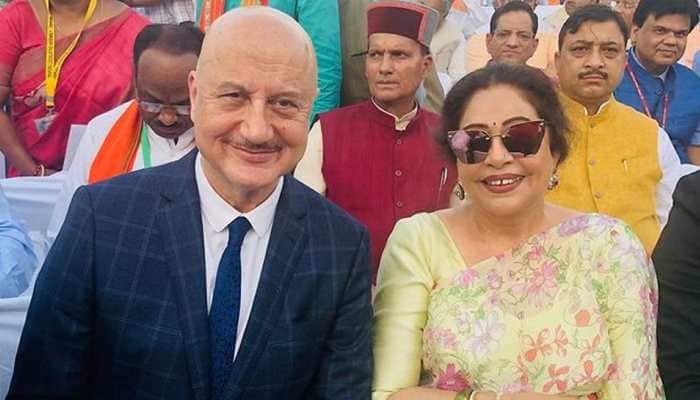 Anupam Kher confirms wife Kirron Kher battling blood cancer, says she's  undergoing treatment and will come out stronger! | People News | Zee News