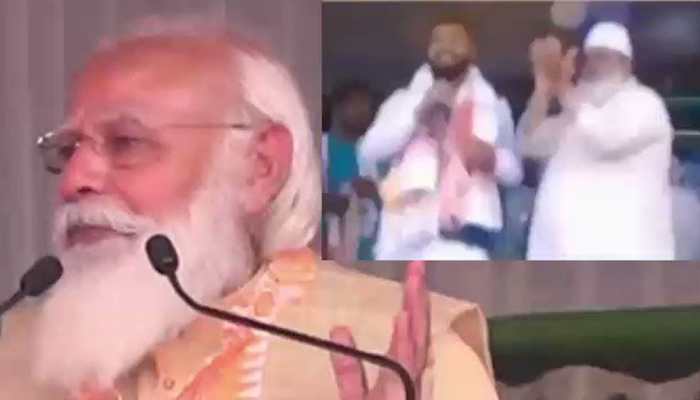 PM Narendra Modi slams AIUDF chief Badruddin Ajmal for insulting Assam’s traditional ‘gamosa’