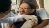 Elderly woman scares nurses while getting injected, video goes viral