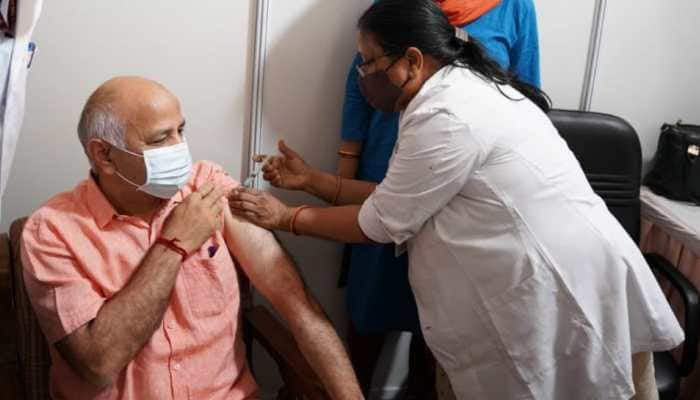 Not lockdown but vaccination is solution: Manish Sisodia as he takes first COVID-19 dose