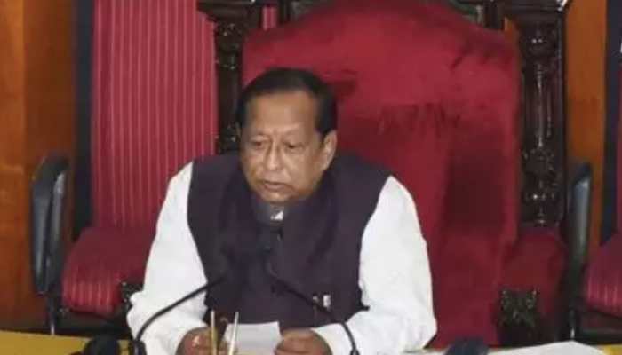 Shoes hurled at Speaker SN Patro in Odisha Assembly, three BJP MLAs suspended Shoes hurled at Speaker SN Patro in Odisha Assembly, three BJP MLAs suspended