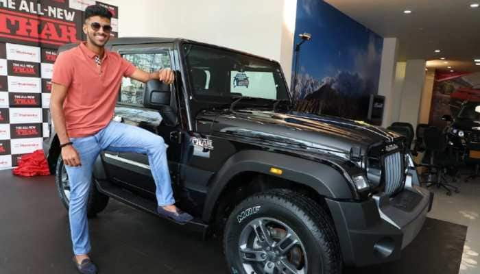 Washington Sundar and Mohammed Siraj receive ‘promised’ Mahindra Thar after T. Natarajan and Shardul Thakur