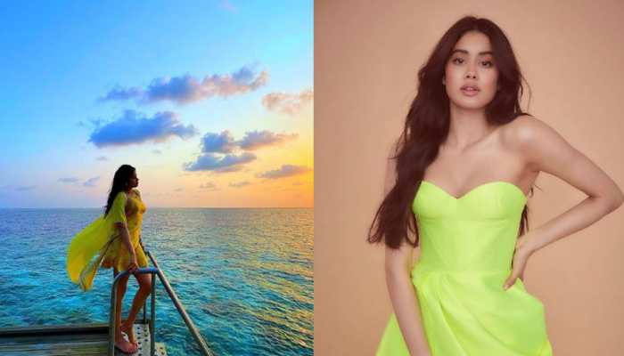 Janhvi Kapoor is the 'last to hop on Maldives' bandwagon, sizzles in vibrant beachwear - In Pics
