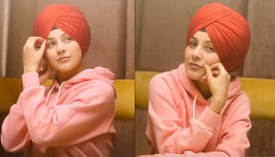 Bigg Boss 13 fame Shehnaaz Gill dons a turban, turns into a cutest sardarji in these pics!