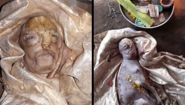 Baby goat born with human-like face being worshiped as 'avatar of God'- Watch viral video