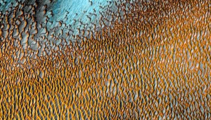 NASA shares an astonishing image of blue dunes on the Mars | World News |  Zee News