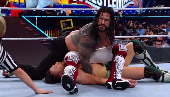 WWE WrestleMania 37 2021 Night 2 Results: Roman Reigns retains title after assist from cousin Uso, Randy Orton defeats The Fiend