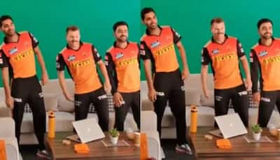 IPL 2021: SRH’s David Warner, Rashid Khan, Bhuvneshwar Kumar dance to ‘Vaathi Coming’ goes viral - WATCH