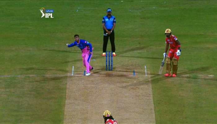 IPL: Watch, RR’s Riyan Parag go ‘perpendicular’ with his bowling action