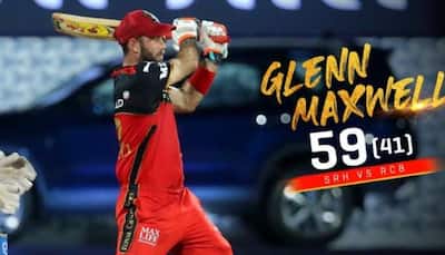 IPL 2021 SRH vs RCB: Glenn Maxwell hits 41-ball 59, ends fifty drought after 3 barren IPL seasons