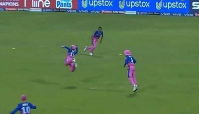 DC vs RR: Sanju Samson plucks one-handed stunner, Jaydev Unadkat impresses with ball - WATCH 