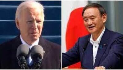 Japan PM Yoshihide Suga arrives in US for China-focused talks with President Joe Biden