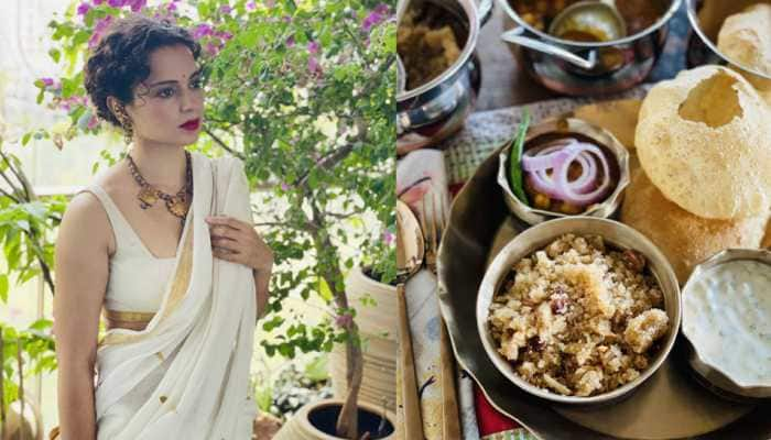 Kangana Ranaut BRUTALLY trolled for posting pic of Durga Ashtami prasad with &#039;onions&#039;, netizens call her &#039;anti-Hindu&#039;!