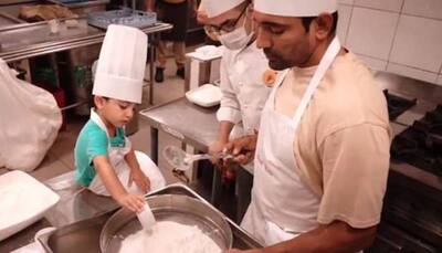 IPL 2021: Uthappa Jr. helps father Robin in baking cookies for CSK teammates - WATCH 