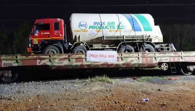 First 'Oxygen Express' carrying 7 tankers reaches Maharashtra's Nagpur from Visakhapatnam