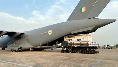 IAF aircraft with 4 cryogenic oxygen tanks from Singapore arrives in India