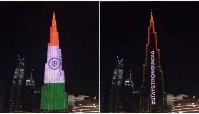 UAE lights up Burj Khalifa with tricolours to show support to India amid COVID-19 crisis